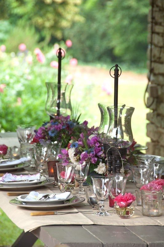 beautifully laid french tablescape