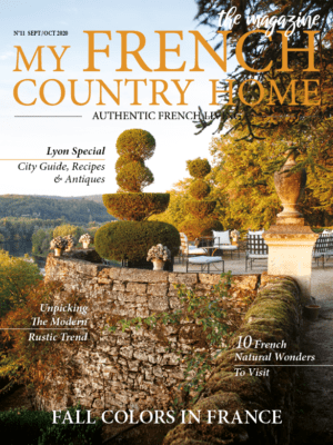 the cover of sept/oct 2020 issue my french country home magazine