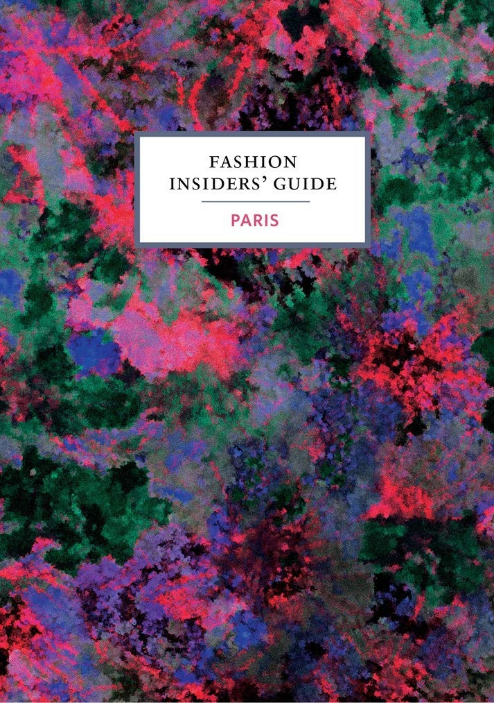watercolor book cover of fashion insider's guide 