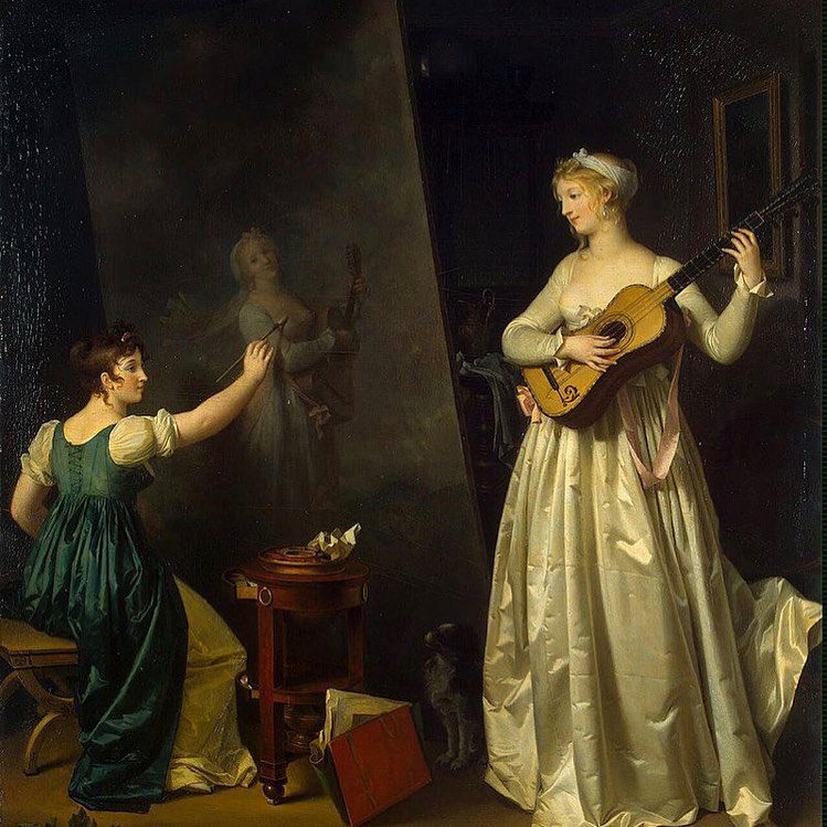 french painting of two women