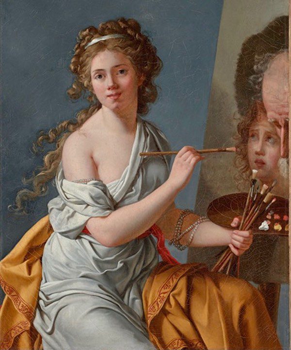 french painting of woman artist