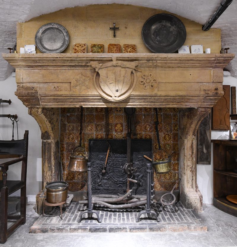 large antique oven