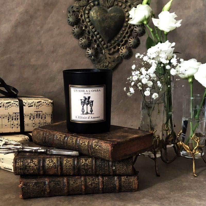 Candle in black pot: French Products, MFCH Boutique