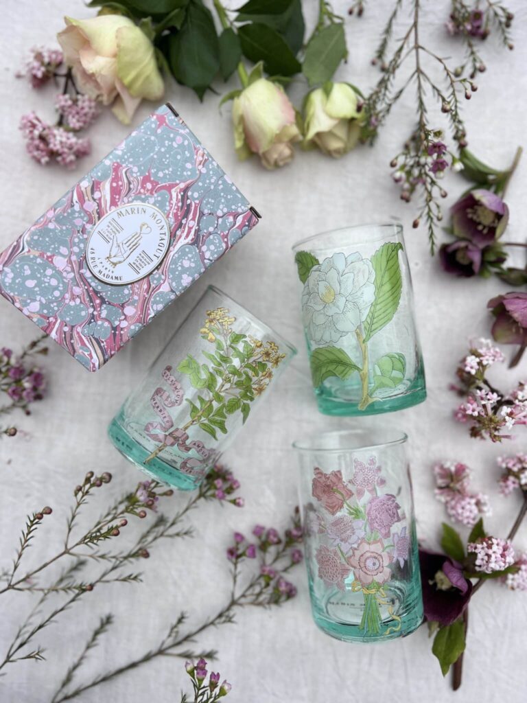 Marin Montagut floral glasses: French Products, MFCH Boutique