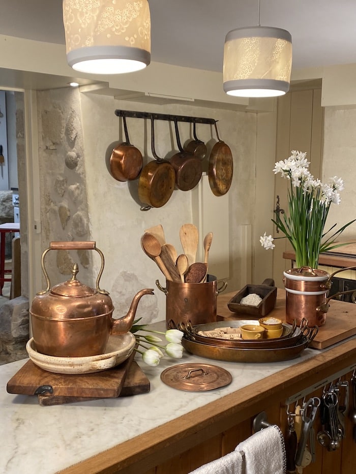 patricia wells copper kitchen collection