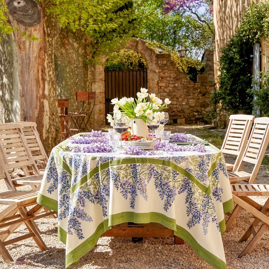 couleur nature wisteria tablecloth