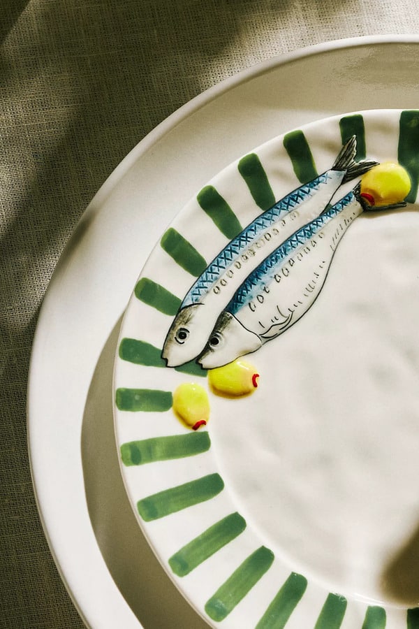 fish ceramic dish- French Costal Interior Design