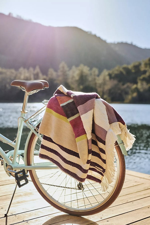 Striped Throw Blanket