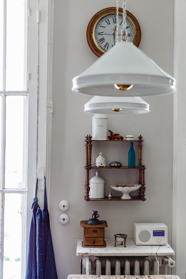 Kitchen antique shelf