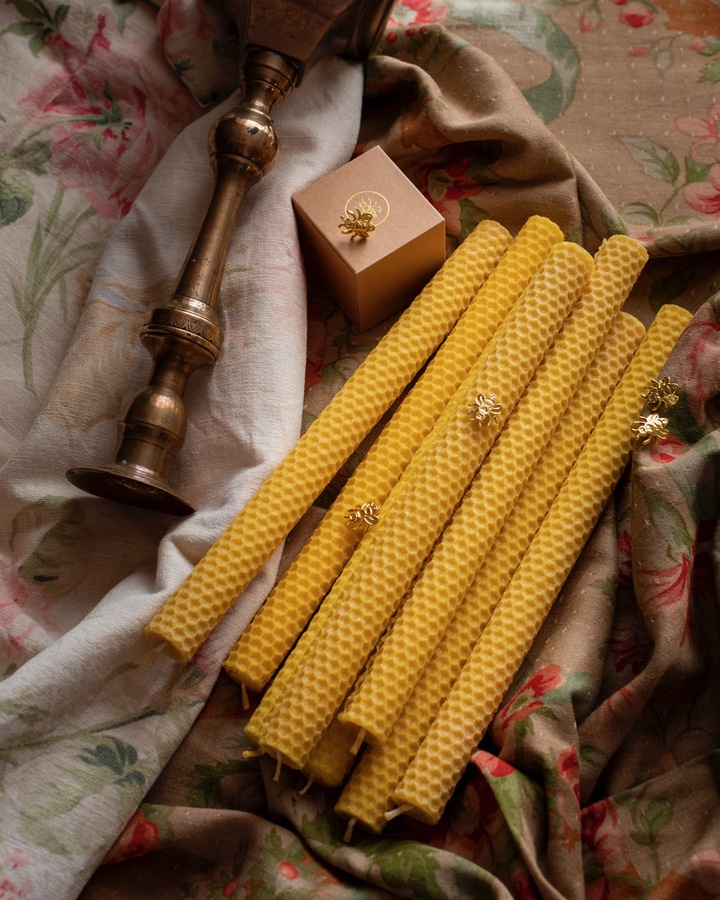 Beeswax candles