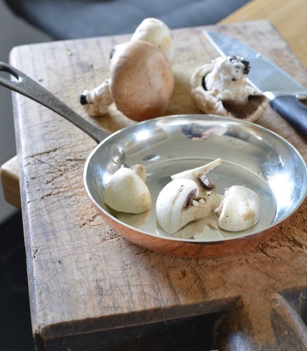 french kitchen copper pan